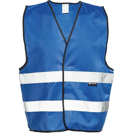 Northmon Safety Two Band Reflective Solid Safety Vest, 103 Series, Royal Blue, S/M NM-SV-103-RB-S/M